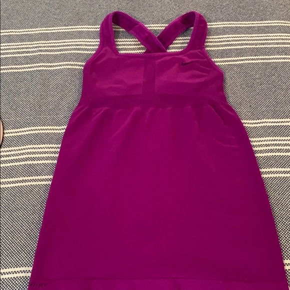 Nike Tops - Nike Purple Built-In Tank